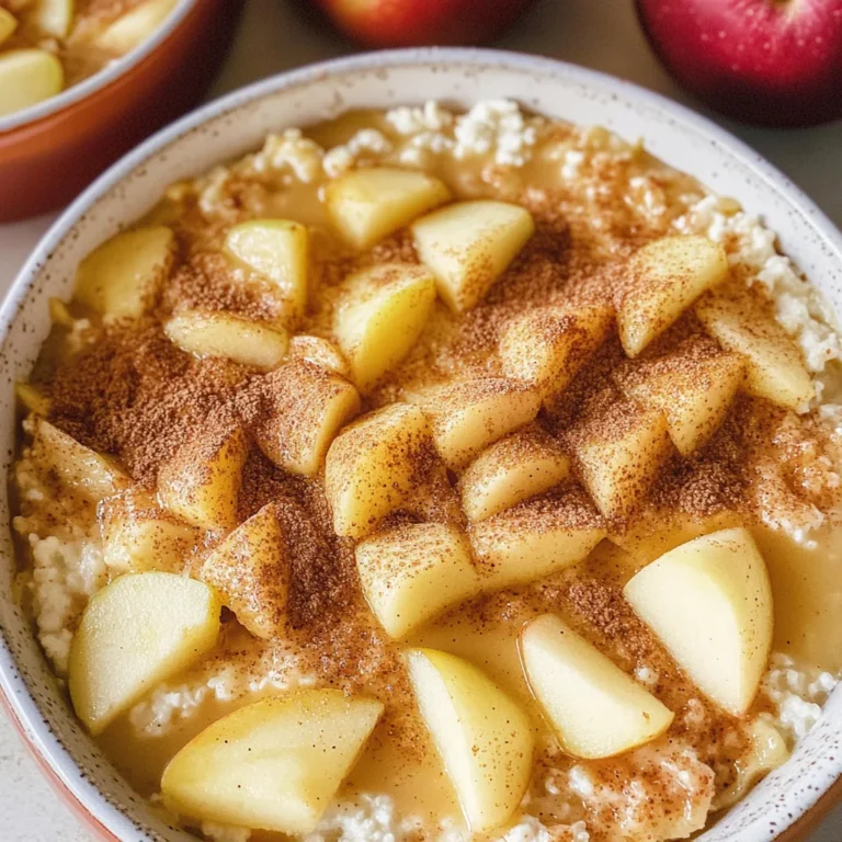 Apple Cinnamon Cottage Cheese Bake