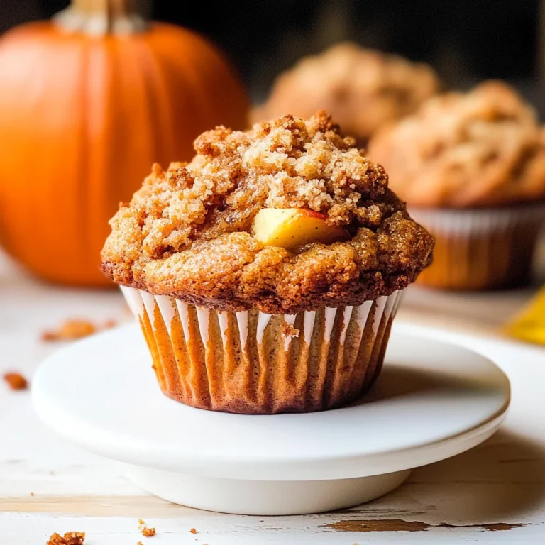 Apple Pumpkin Streusel Muffins Small Batch