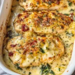 Baked Tuscan Chicken Casserole
