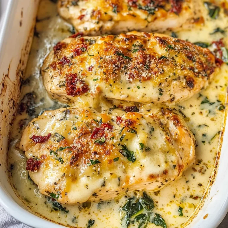 Baked Tuscan Chicken Casserole