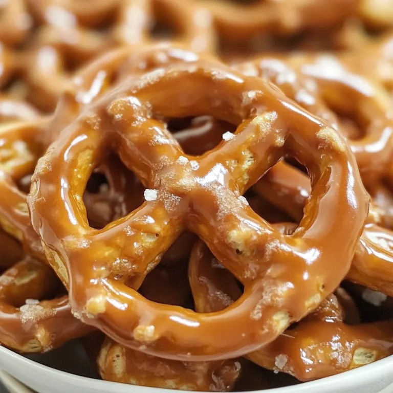 Caramel Pretzels