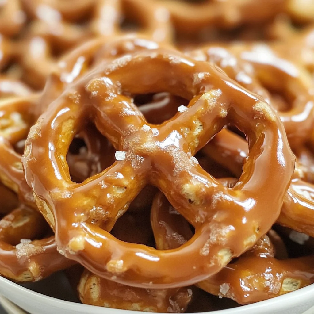 Caramel Pretzels