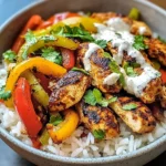 Chicken Fajita Rice Bowls