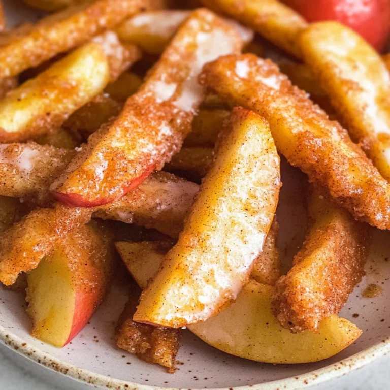 Crispy Air Fryer Apple Fries