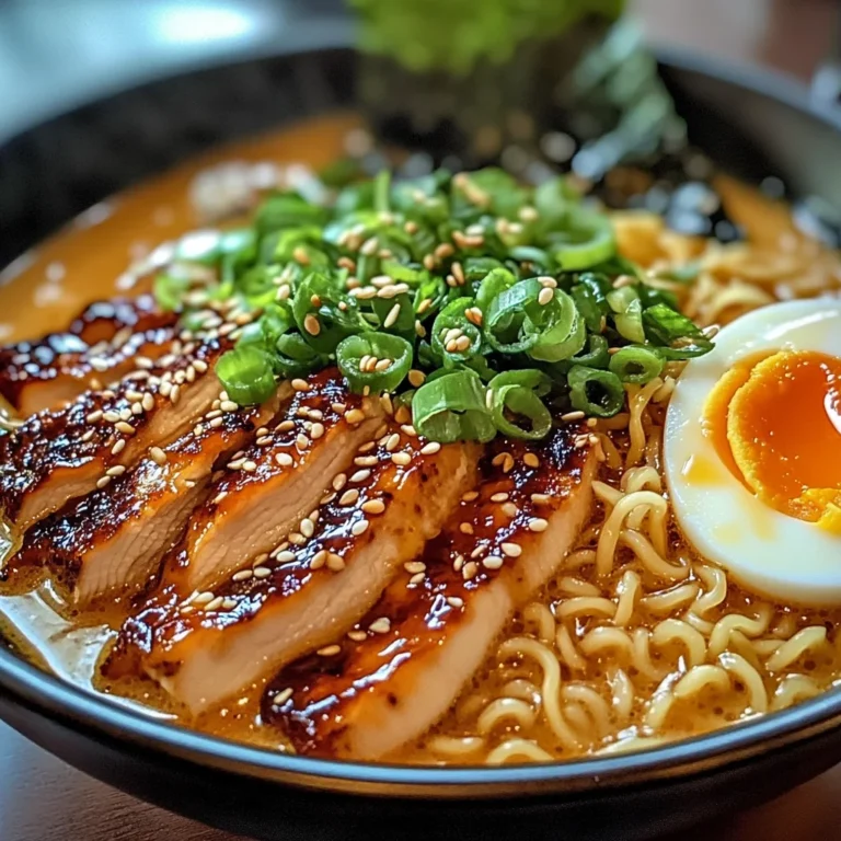 Fiery Chicken Ramen : Bold & Comforting