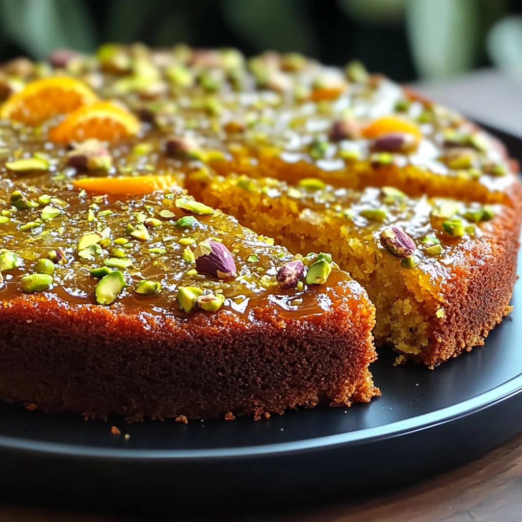 Flourless Orange Pistachio Cake