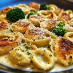 Garlic Parmesan Chicken Tortellini