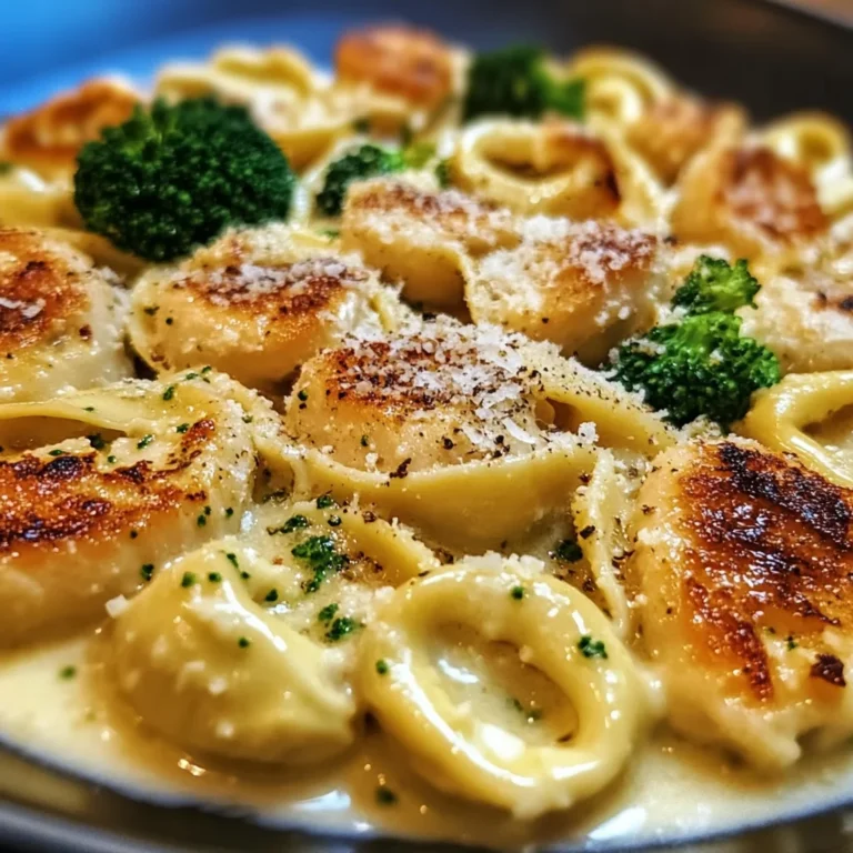 Garlic Parmesan Chicken Tortellini