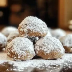 Gingerbread Snowball Cookies