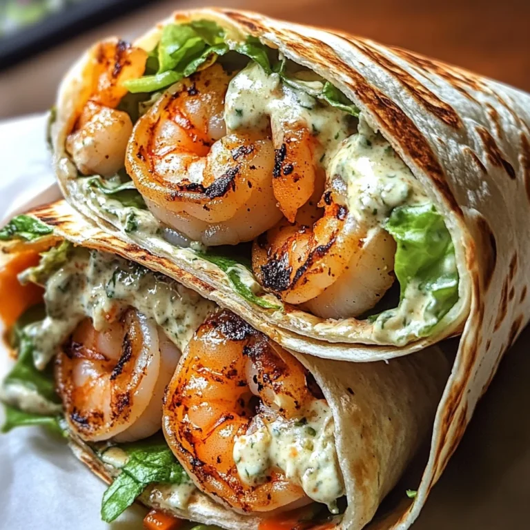 Grilled Shrimp Caesar Wraps