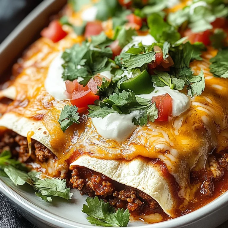 Ground Beef Enchiladas
