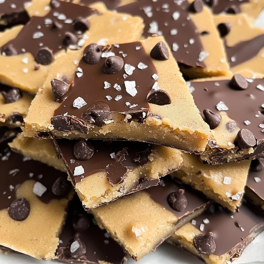 Healthy Cookie Dough Bark