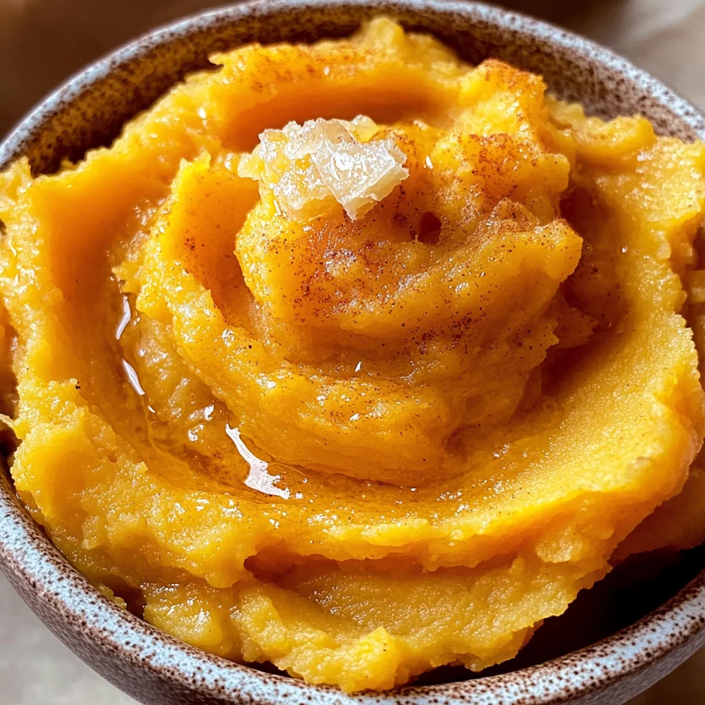 Honey Butter Mashed Sweet Potatoes