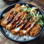 Japanese Katsu Bowls with Tonkatsu Sauce