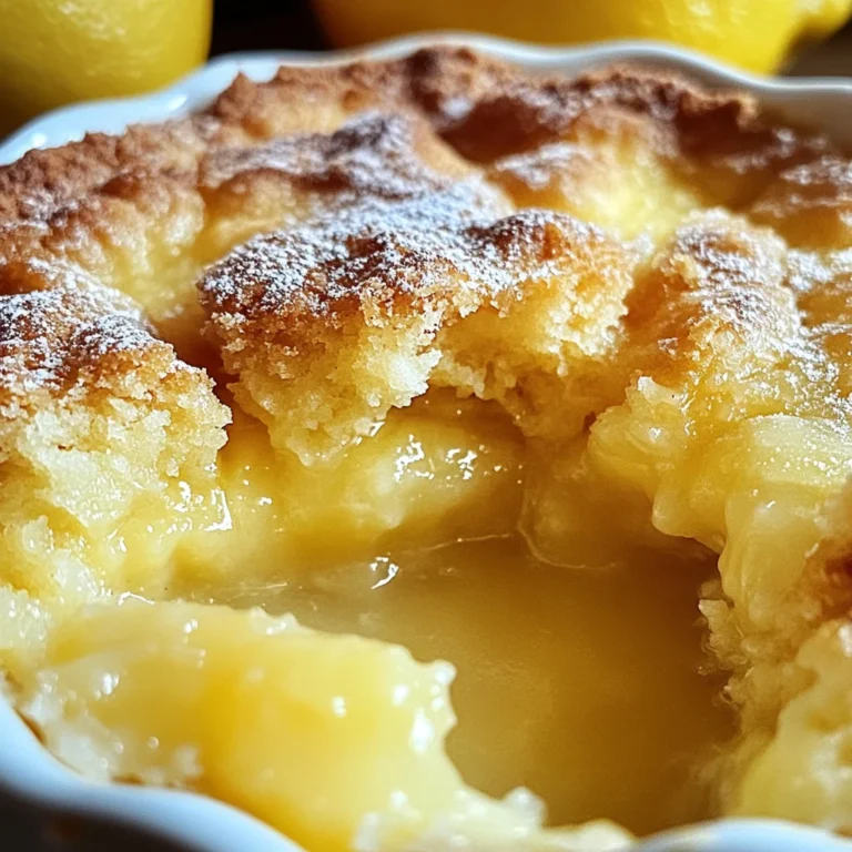 Magic Lemon Cobbler: A Sweet, Tangy Dessert Delight