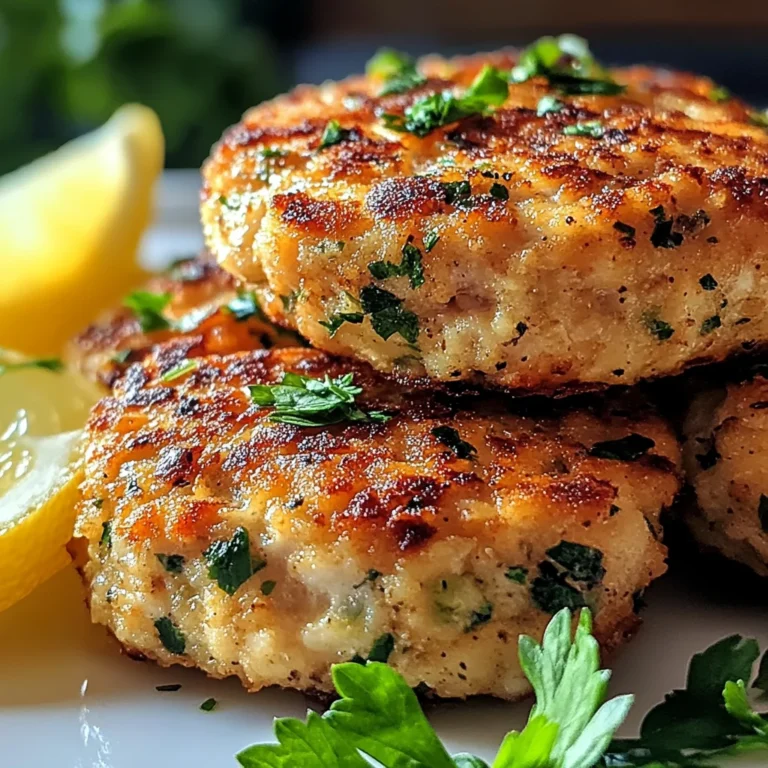 Mediterranean Chicken Patties