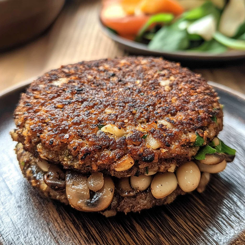 Mushroom Veggie Burgers