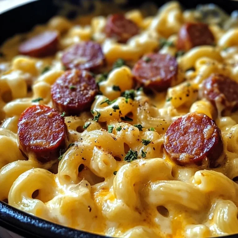 One-Pot Kielbasa Mac and Cheese