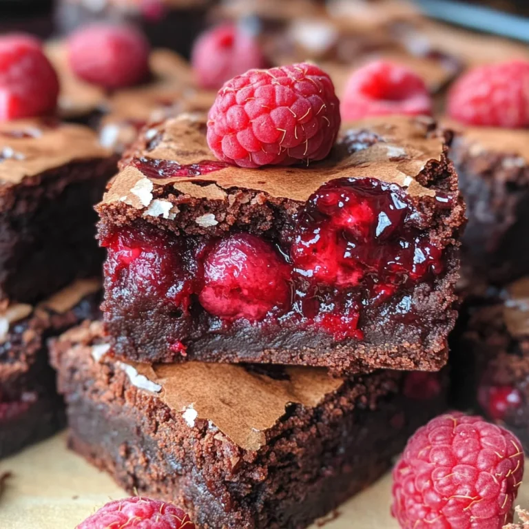 Raspberry Brownies