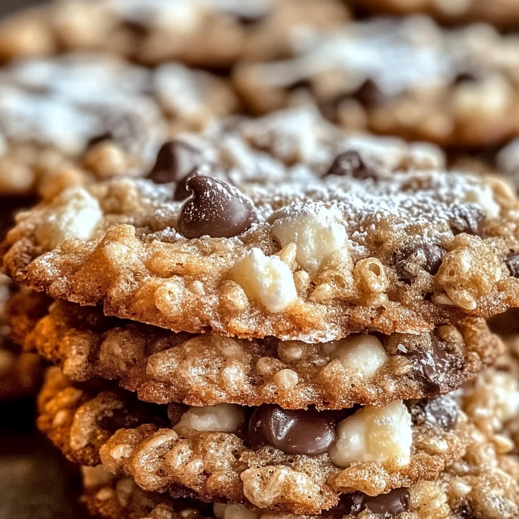 Rice Krispie Cookies with Chocolate Chips Recipe