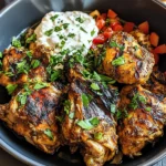 Spiced Yogurt-Marinated Chicken Thighs