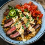 Steak Queso Rice : A Flavorful Recipe