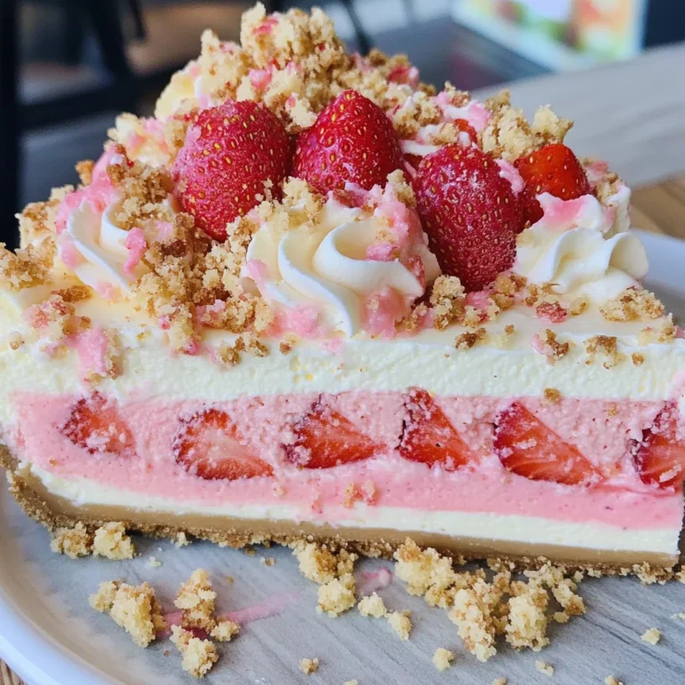 Strawberry Crunch Cheesecake