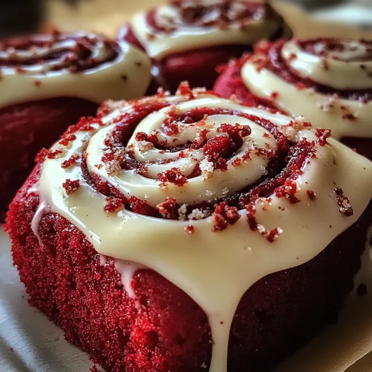 ed Velvet Cinnamon Rolls: A Decadent Twist on a Classic