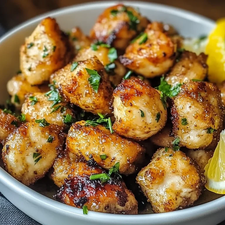 Air Fryer Lemon Chicken Bites