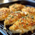 Air Fryer Parmesan Crusted Chicken