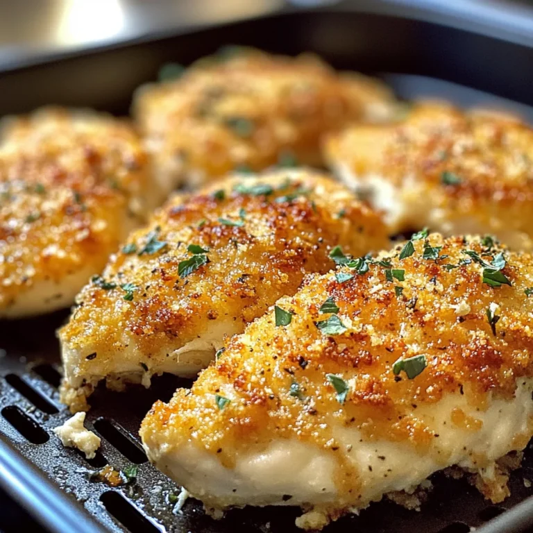 Air Fryer Parmesan Crusted Chicken