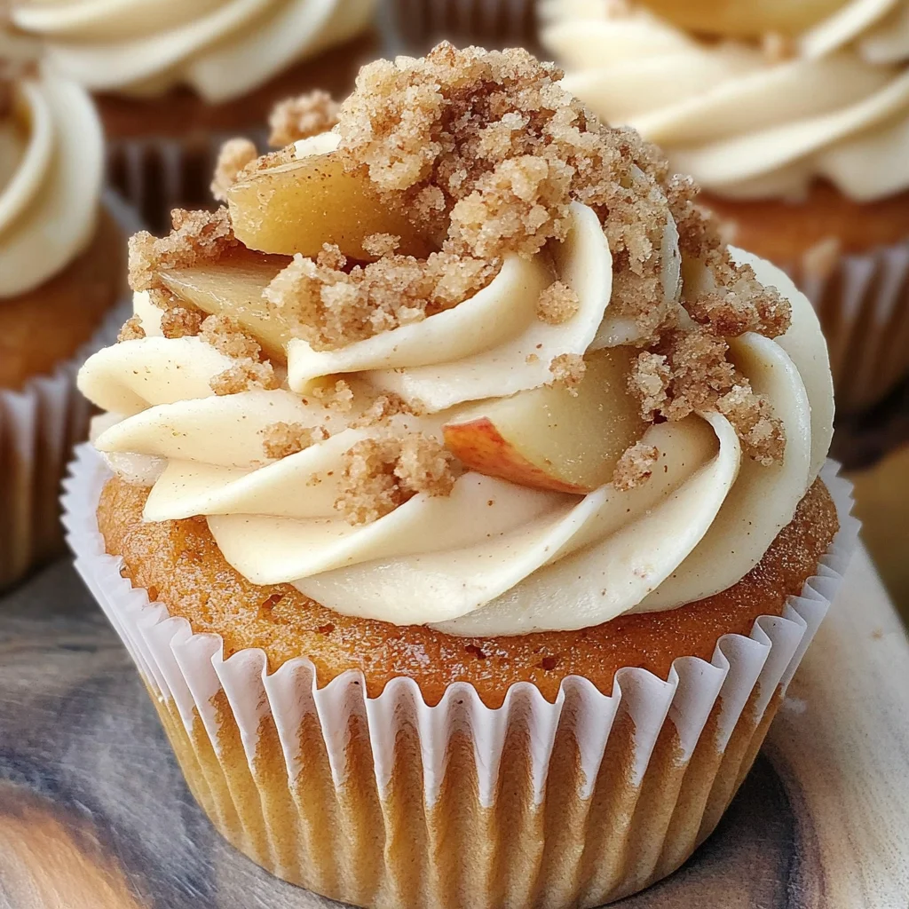 Apple Crumble Cupcakes