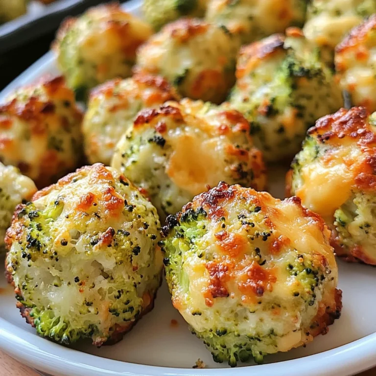 Baked Broccoli Cheese Balls