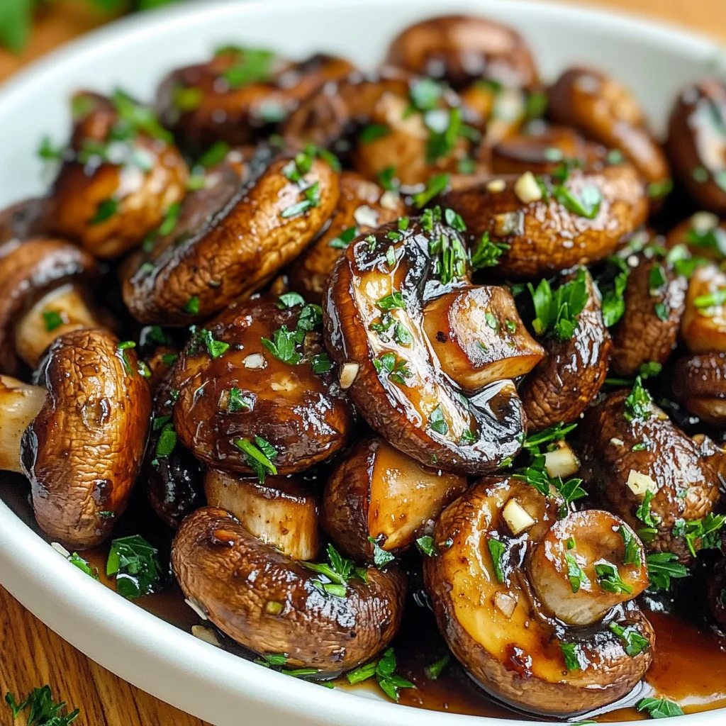 Balsamic Roasted Mushrooms