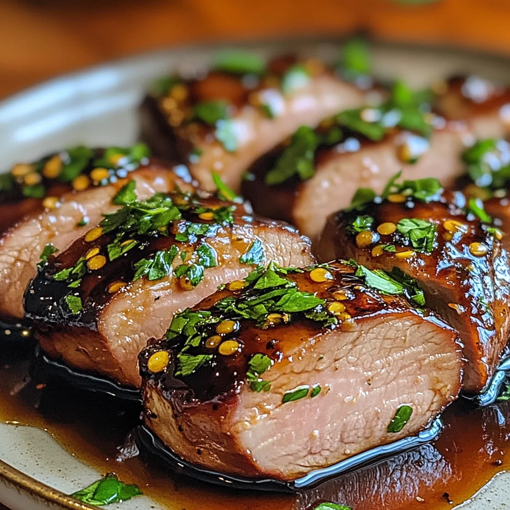 Balsamic–Glazed