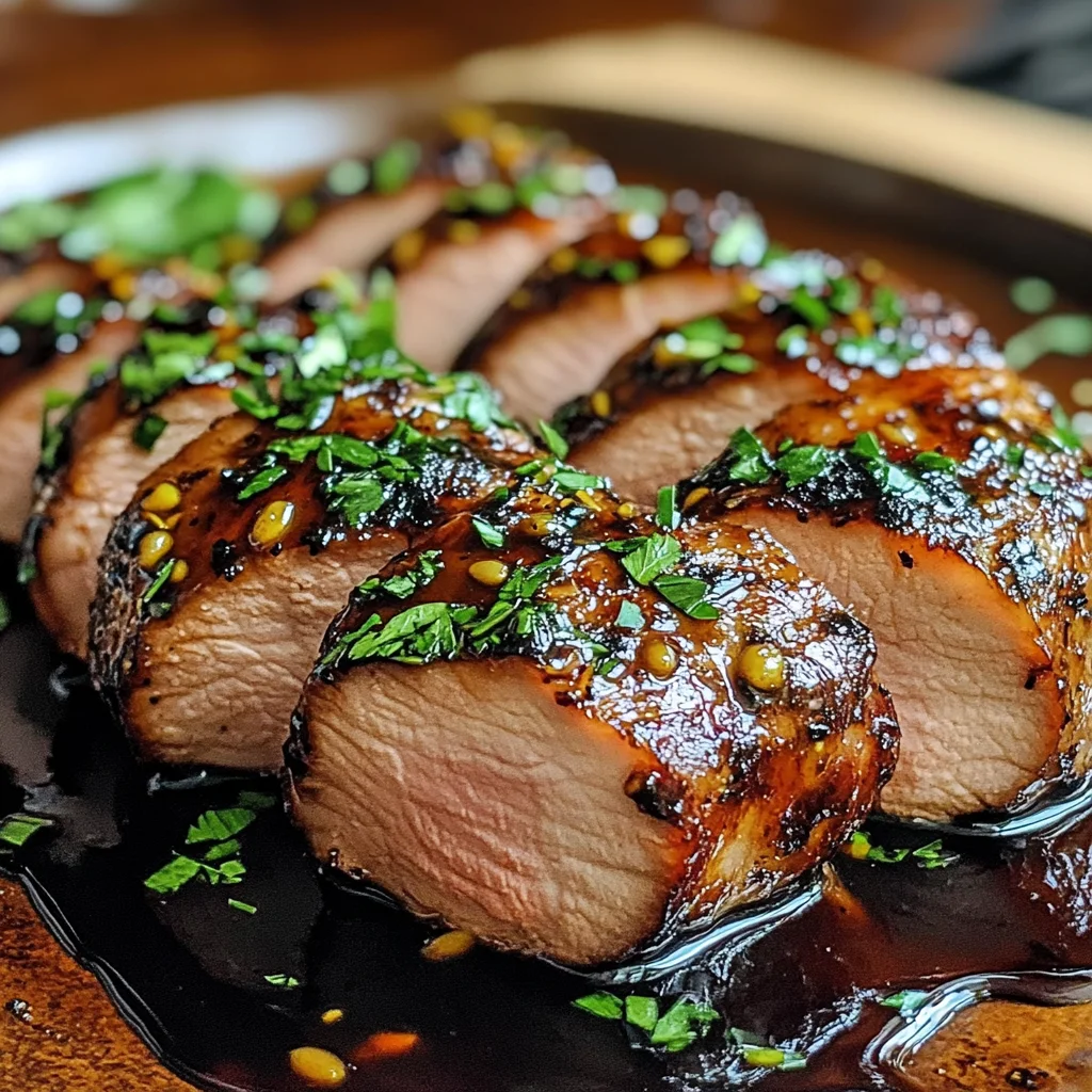Balsamic–Glazed