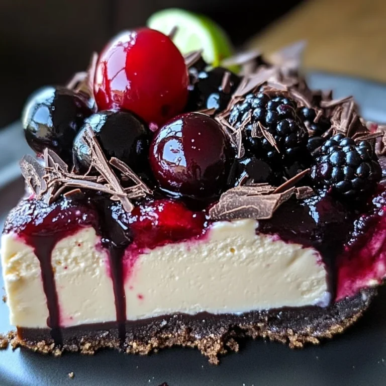 Bourbon Biscuit Cherry Cheesecake Tart