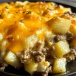 Cheesy Ground Beef & Potato Casserole
