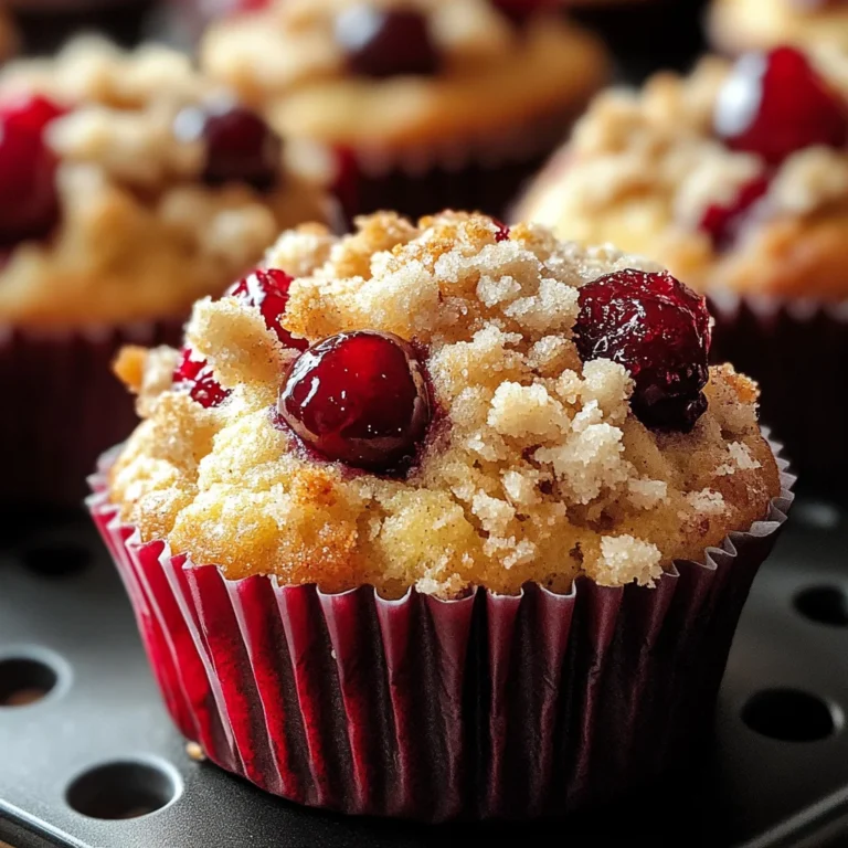 Cherry Cobbler Muffins