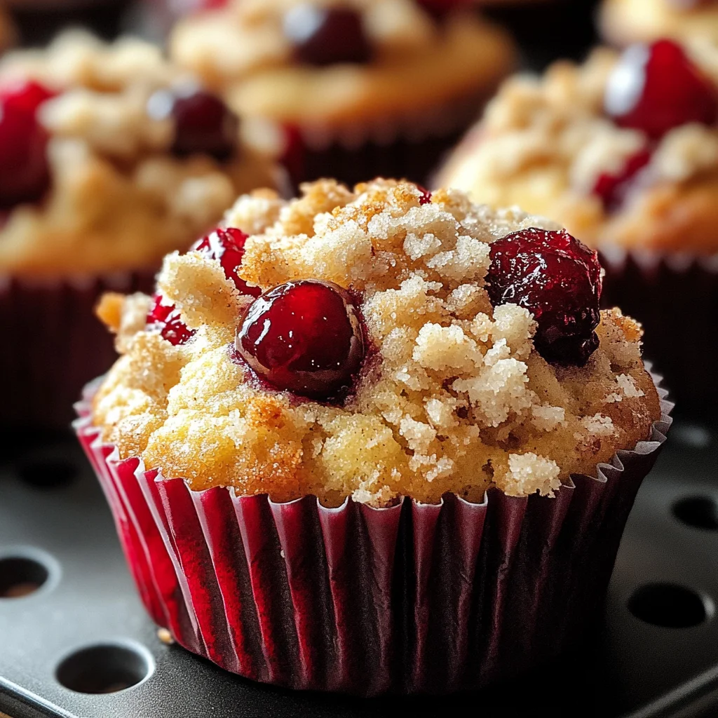 Cherry Cobbler Muffins