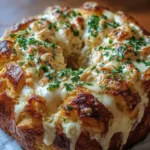 Chicken Alfredo Monkey Bread