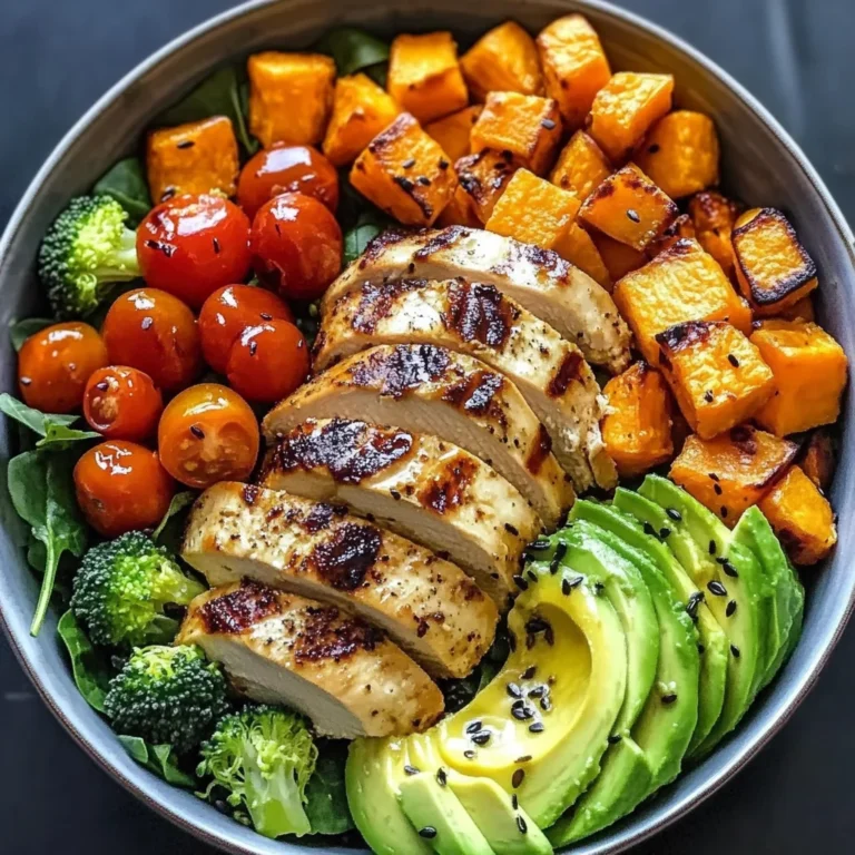Chicken & Sweet Potato Buddha Bowl