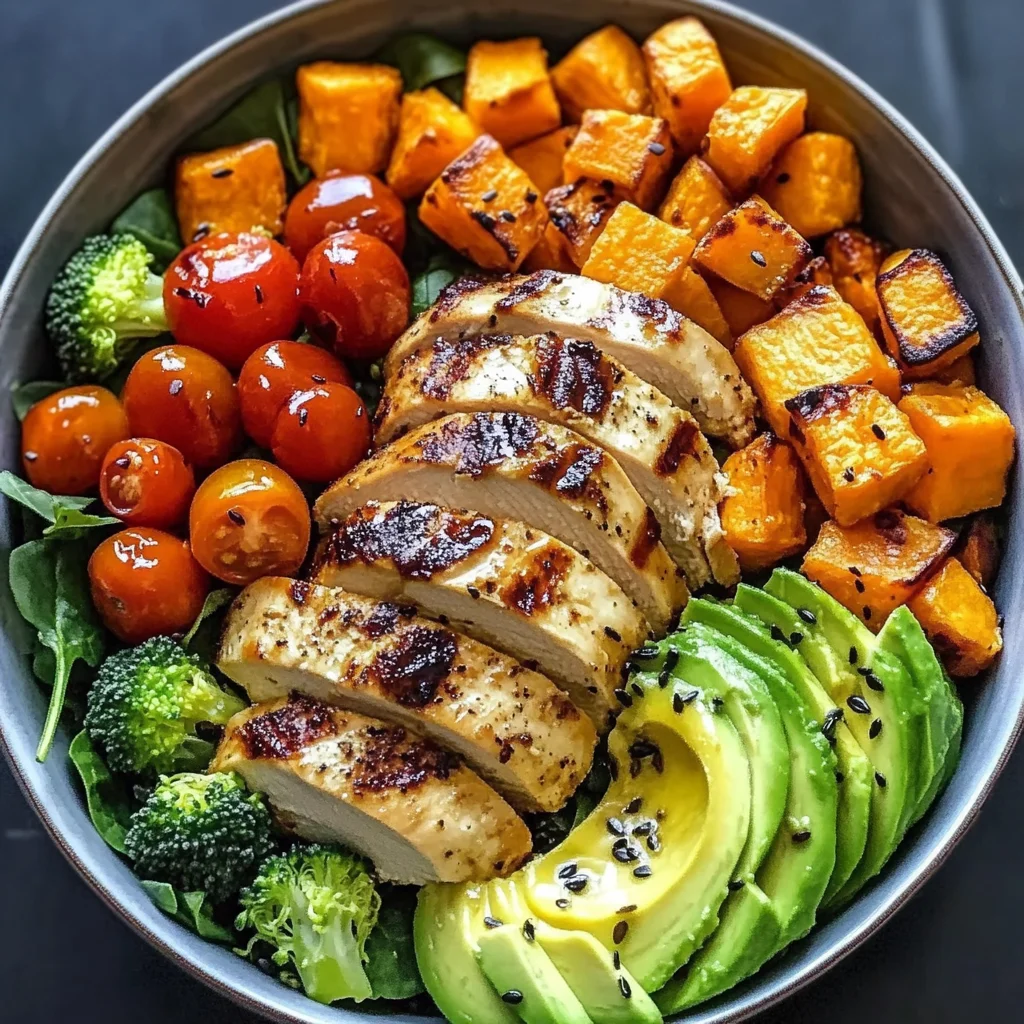 Chicken & Sweet Potato Buddha Bowl