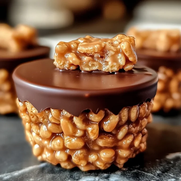 Chocolate Peanut Butter Rice Krispie Cups