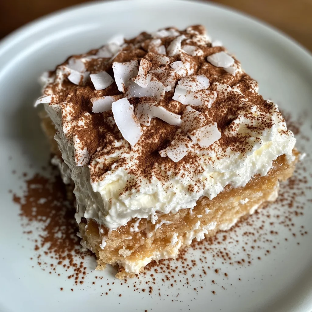 Coconut Rum (Coquito) Tiramisu