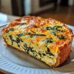 Cottage Cheese and Spinach Crustless Quiche
