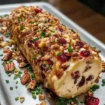 Cranberry Pecan Cheese Log