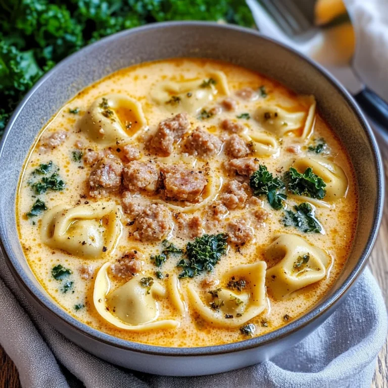 Creamy Tortellini Soup