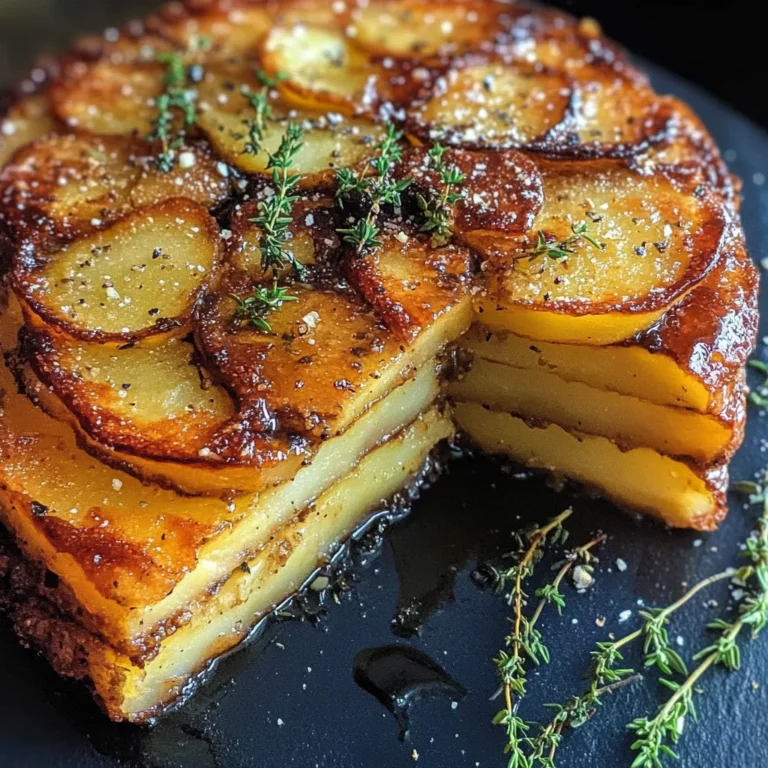 Crispy Balsamic-Thyme Potato Torte