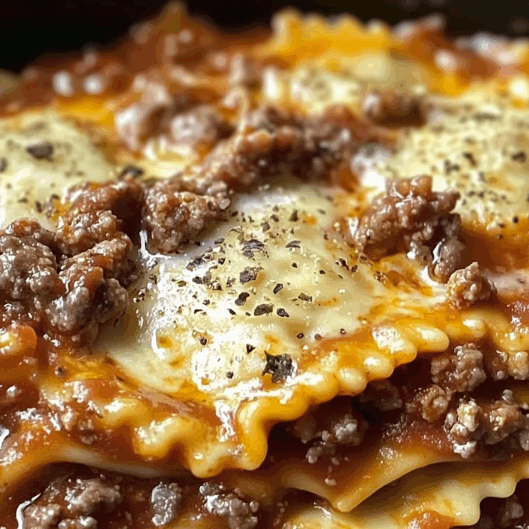 Crockpot Ravioli Lasagna: A Hands-Off, Flavor-Packed Comfort Food Masterpiece
